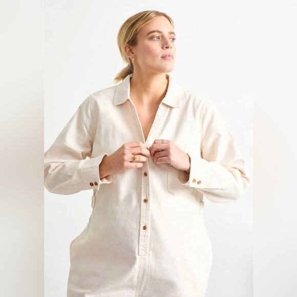 Hatch The Everyday Nursing Denim Jumpsuit Overalls Size 2 (Medium) - Picture 7 of 15